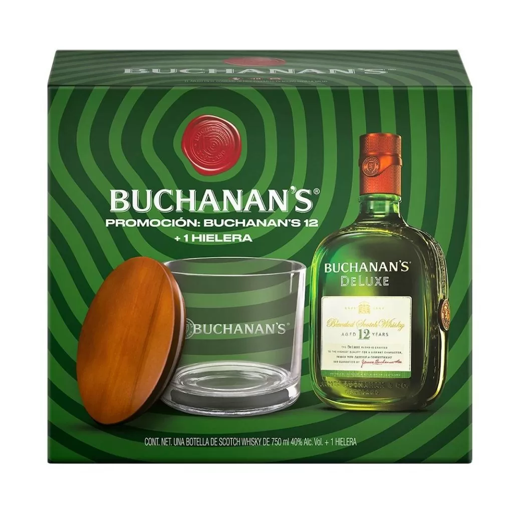 WKY. Buchanans 12+Hielera 750ml.